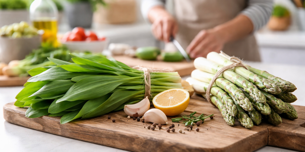 Bärlauch & Spargel: Zwei Saisonschätze für die Gesundheit